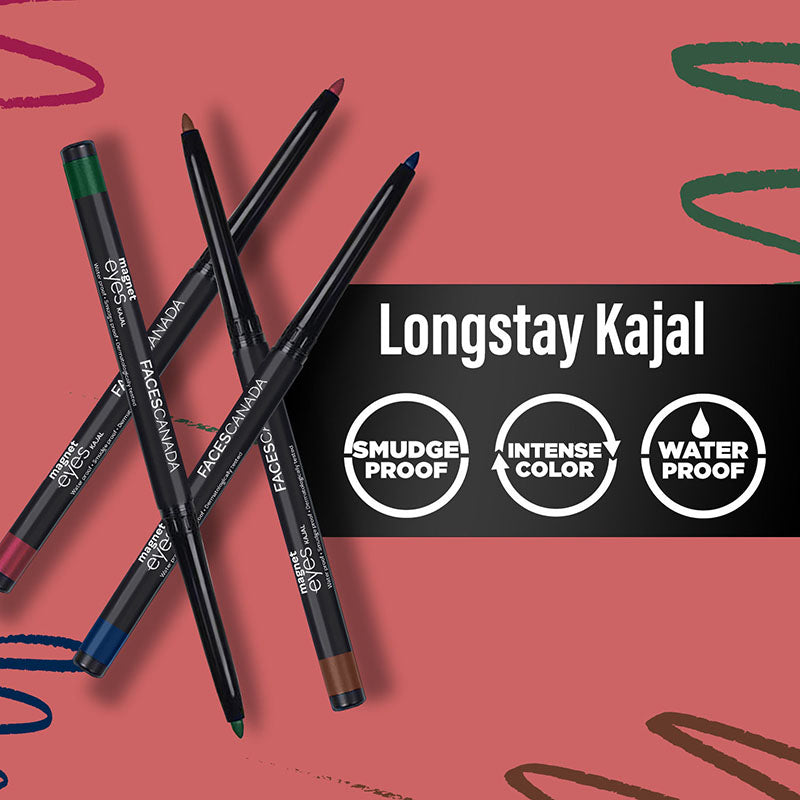 Faces Canada Magneteyes Kajal - Burgundy Love 04 (0.30G)-5