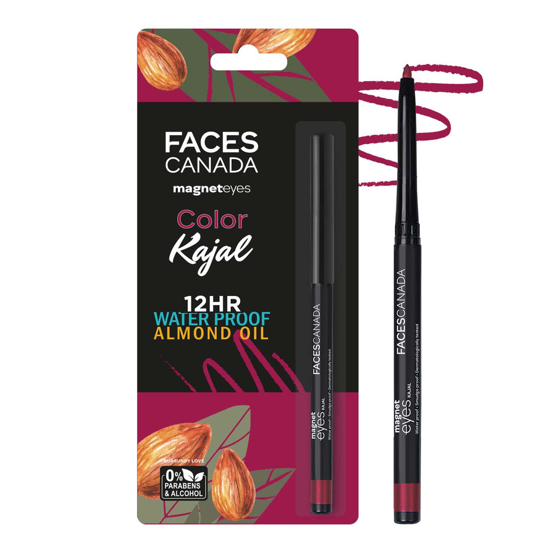 Faces Canada Magneteyes Kajal - Burgundy Love 04 (0.30G)-8