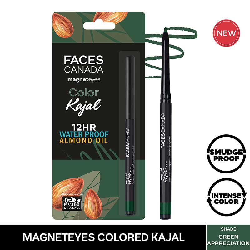 Faces Canada Magneteyes Kajal - Green Appreciation 02 (0.30G)