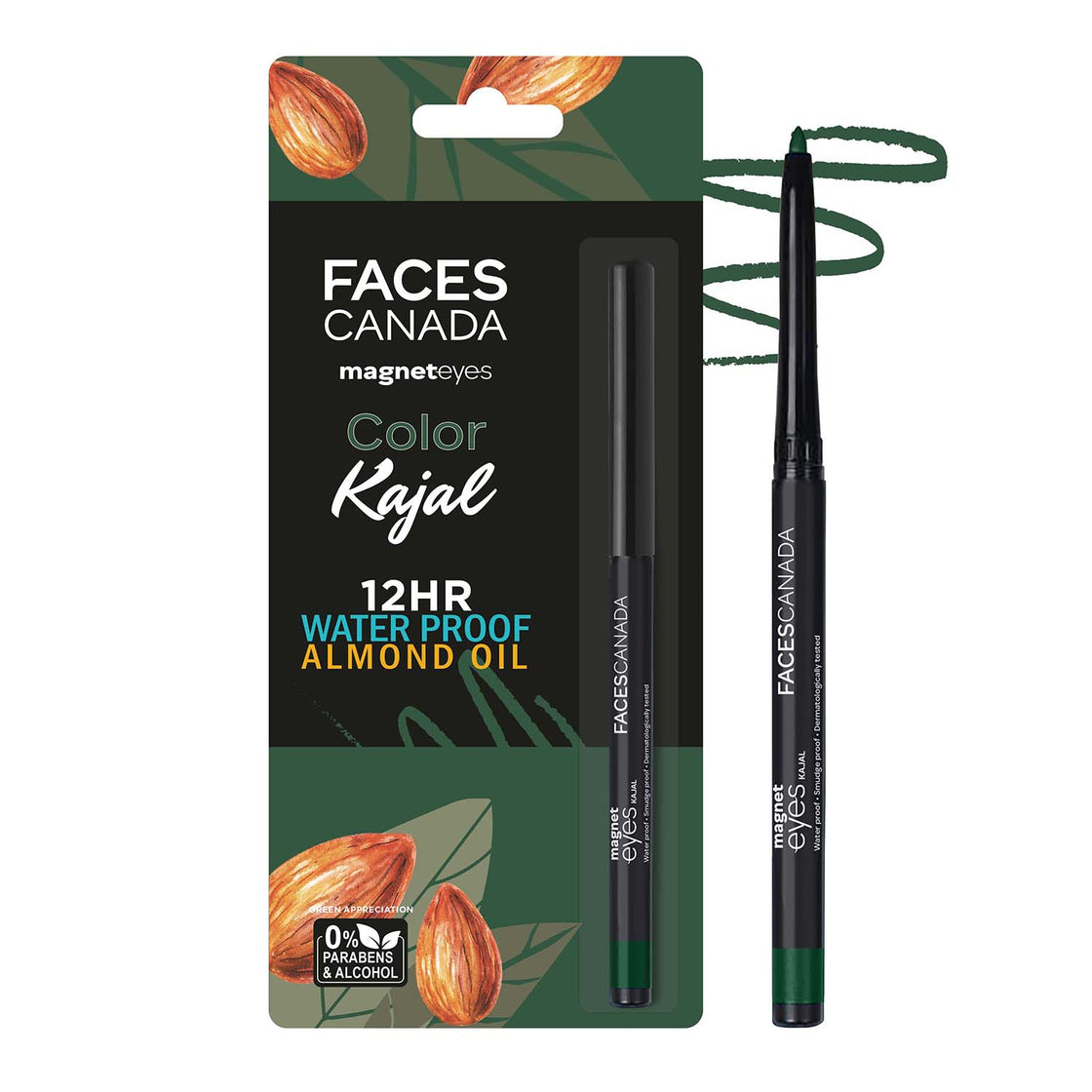 Faces Canada Magneteyes Kajal - Green Appreciation 02 (0.30G)-8