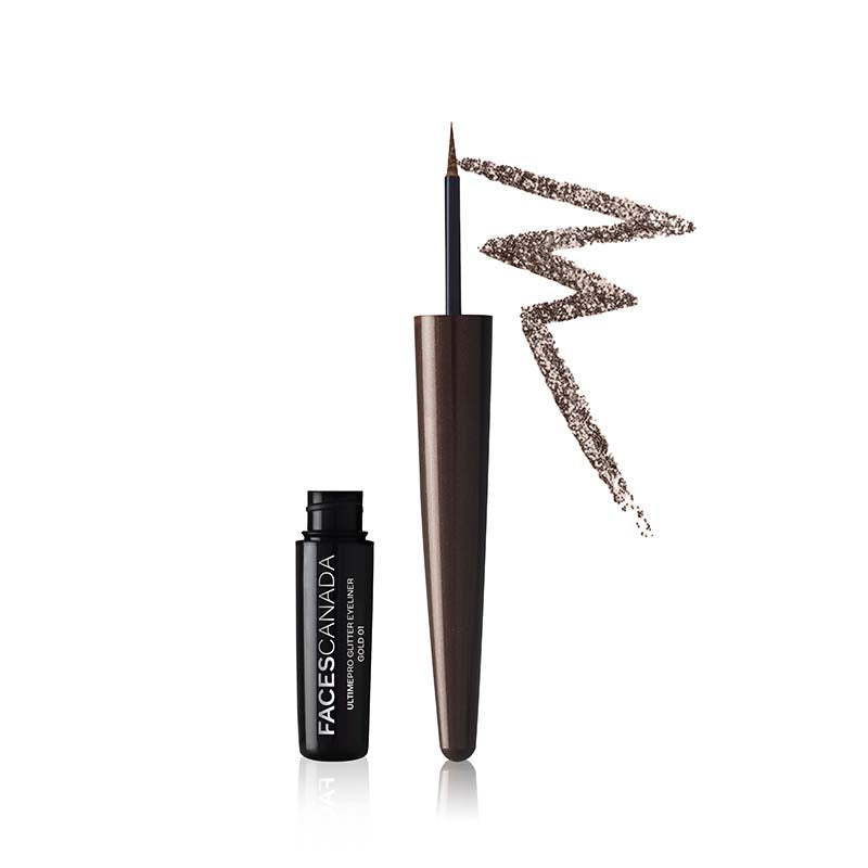 Faces Canada Ultime Pro Glitter Eyeliner - Copper 02 (1.7Ml)