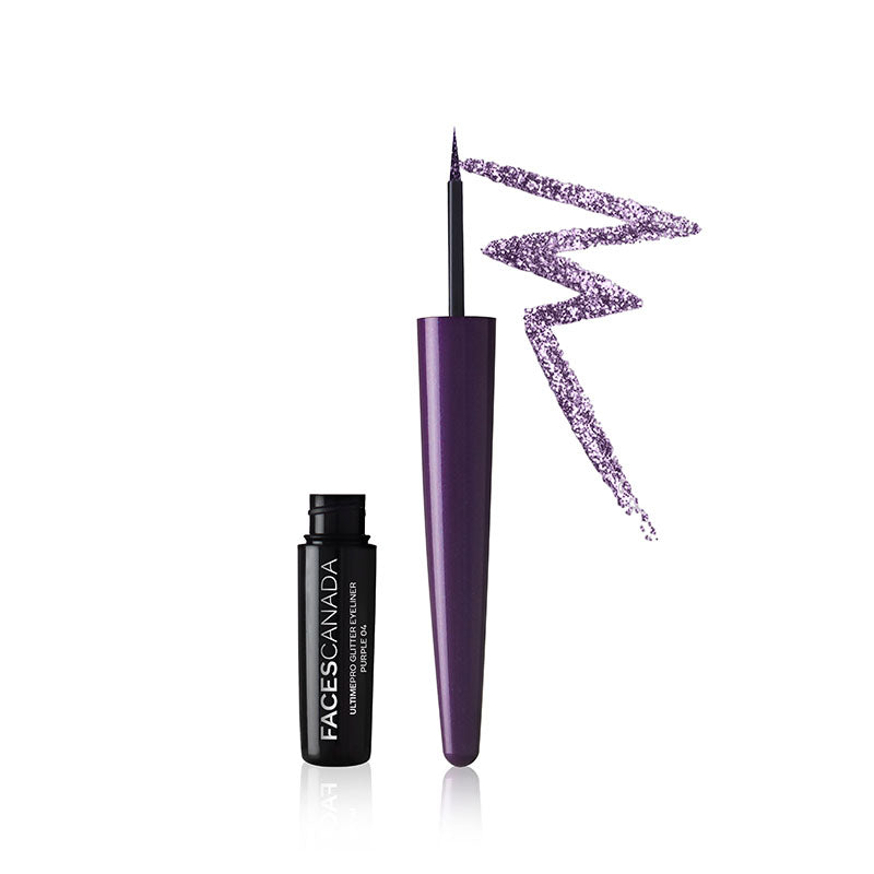 Faces Canada Ultime Pro Glitter Eyeliner - Purple 04 (1.7Ml)