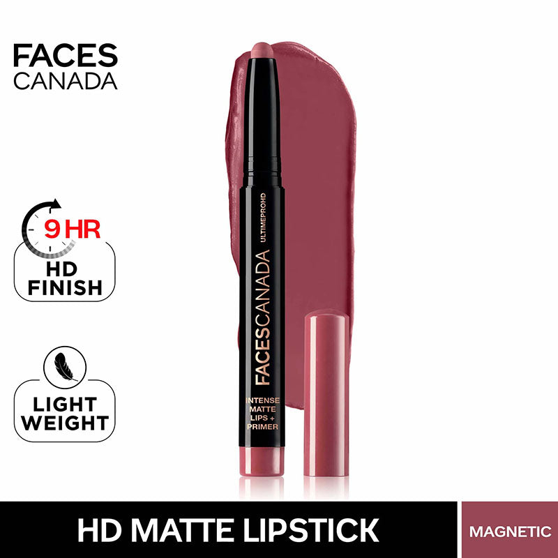Faces Canada Ultime Pro Hd Intense Matte Lips + Primer - 02 Magnetic (1.4G)-7
