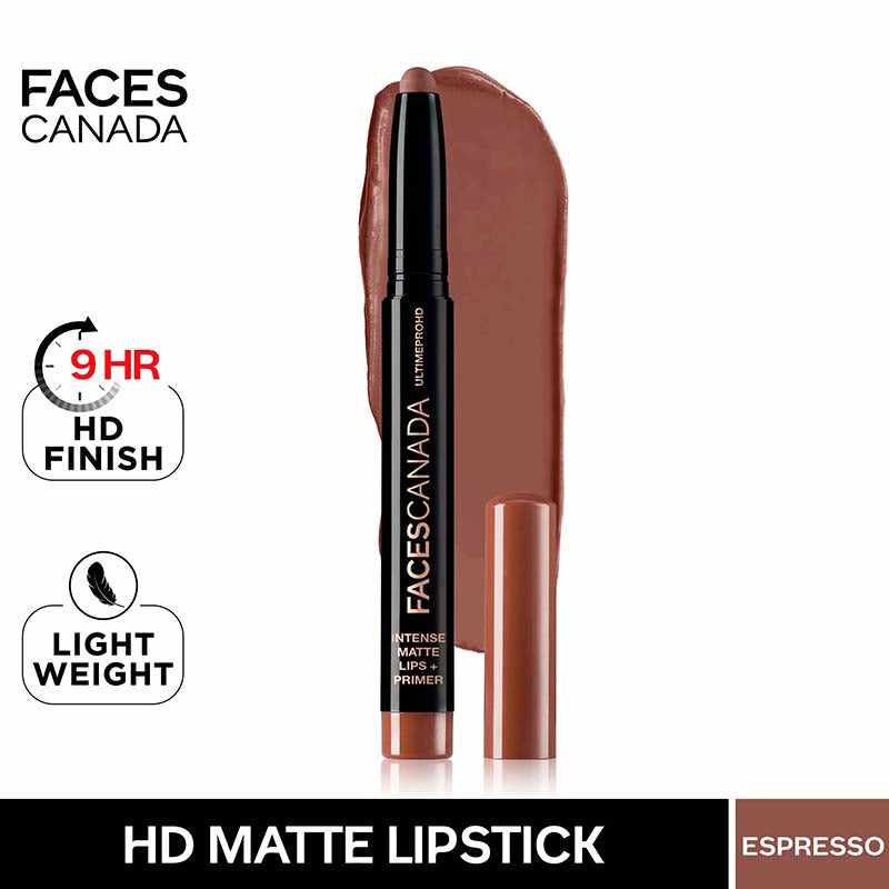 Faces Canada Ultime Pro Hd Intense Matte Lips + Primer - 03 Expresso (1.4G)-7