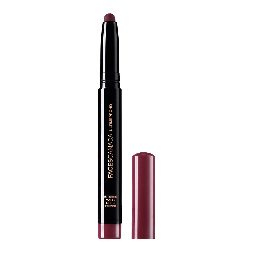 Faces Canada Ultime Pro Hd Intense Matte Lips + Primer - Wine Shot (1.4G)-2