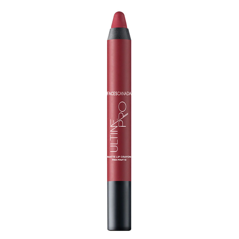 Faces Canada Ultime Pro Matte Lip Crayon With Free Sharpener - Put Me On 13 (2.8G)-2