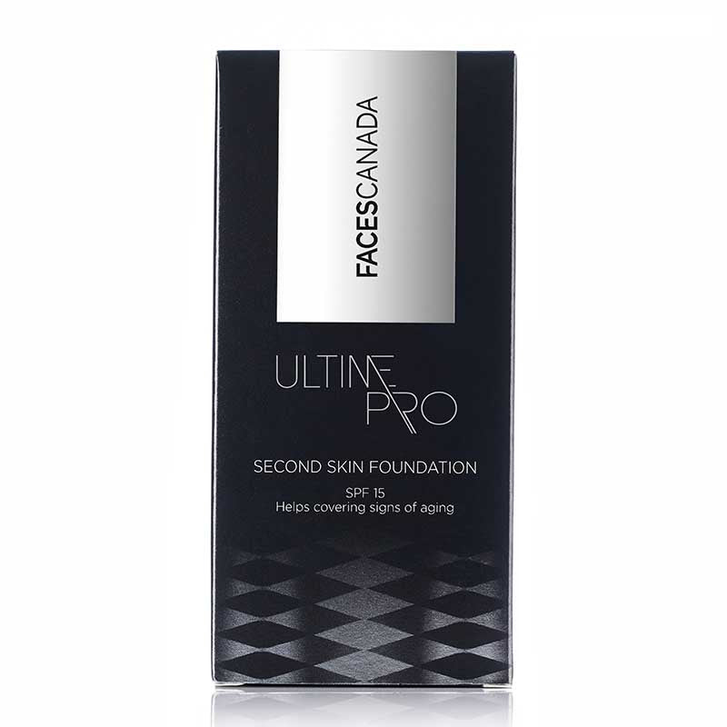 Faces Canada Ultime Pro Second Skin Foundation Spf 15 - Ivory 01 (30Ml)-4