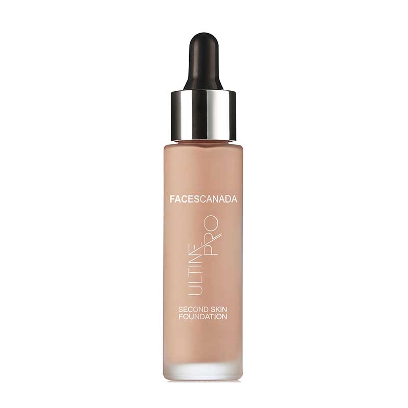 Faces Canada Ultime Pro Second Skin Foundation Spf 15 - Natural 02 (30Ml)