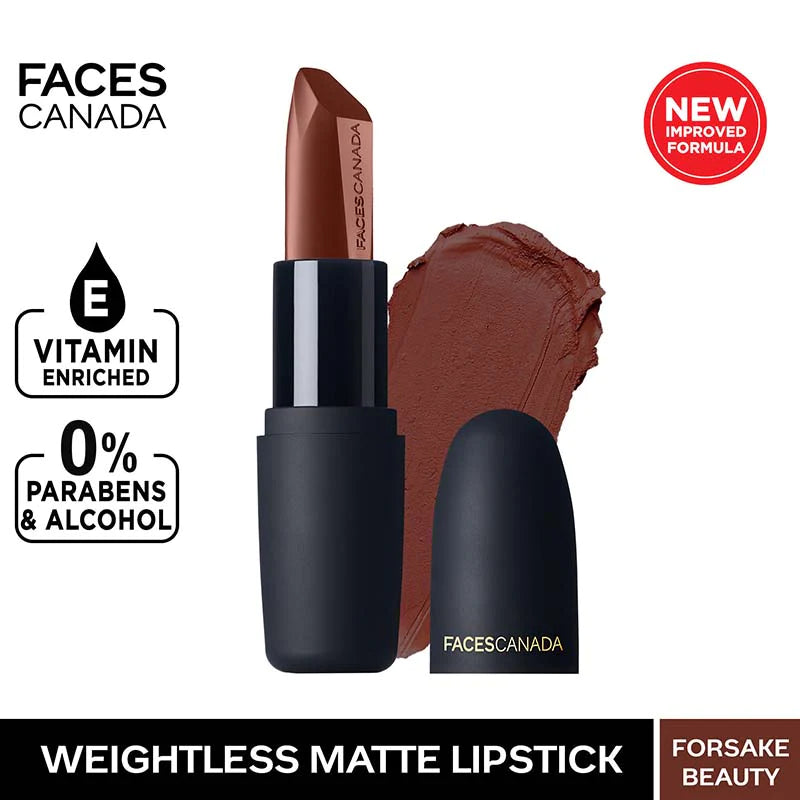 Faces Canada Weightless Matte Finish Lipstick (4.5Gm)-18