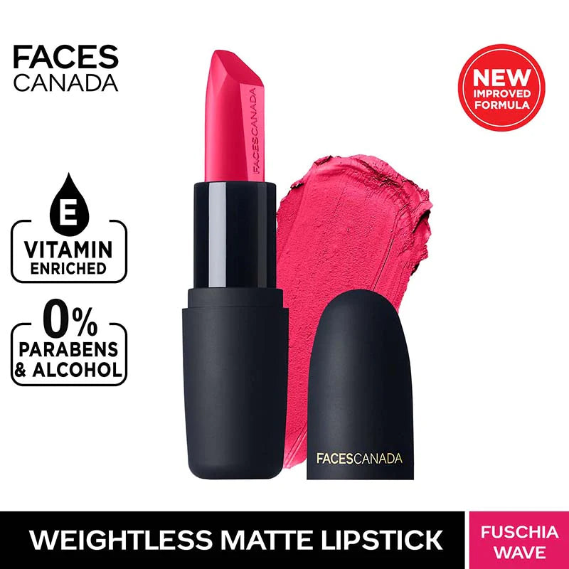 Faces Canada Weightless Matte Finish Lipstick (4.5Gm)-19