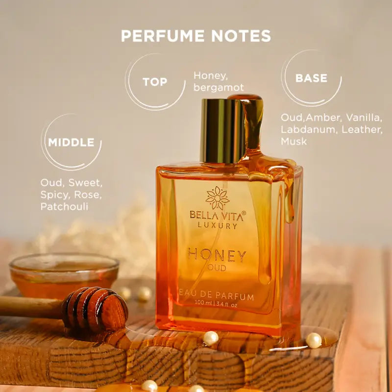 Bella Vita Honey Oud Unisex Perfume, 100Ml-4