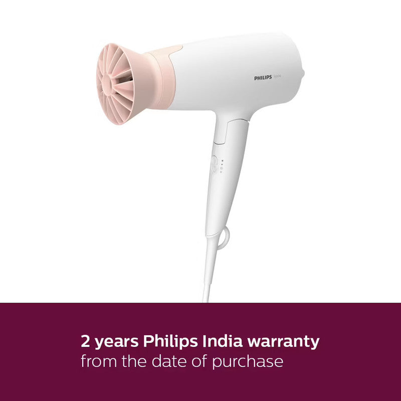 Philips Hair Dryer Bhd308 1600W Thermoprotect Airflower, 3 Heat & Speed Settings For Quick Drying-6
