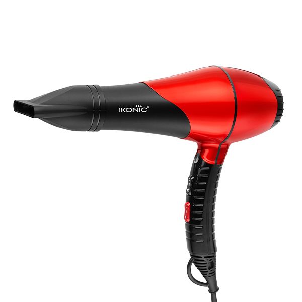 Ikonic 2200 Red & Black Hair Dryer-4