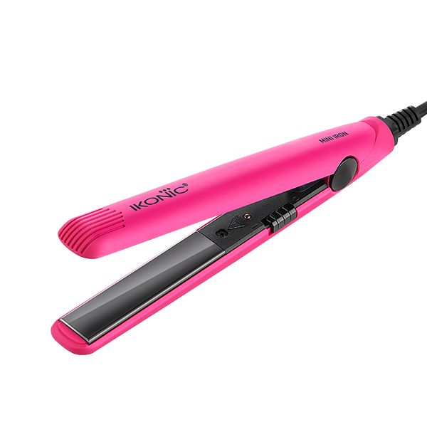 Ikonic Mini Hair Straightener Iron Pink