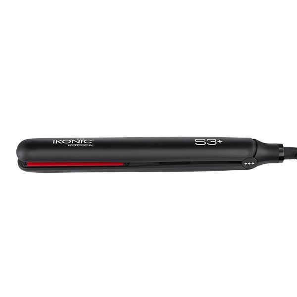 Ikonic S3+ Ceramic Hair Straightener - Red & Black-2