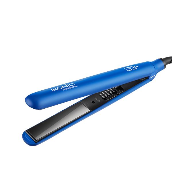 Ikonic S3+ Ceramic Straightener (Blue & Black)