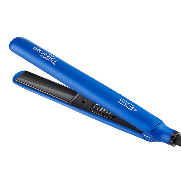 Ikonic S3+ Ceramic Straightener (Blue & Black)-3