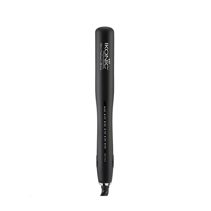 Ikonic Slim Titanium Shine Hair Straightener Black-2