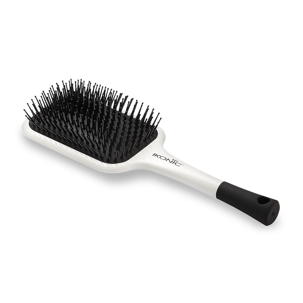 Ikonic Artistic Paddle Brush White And Black