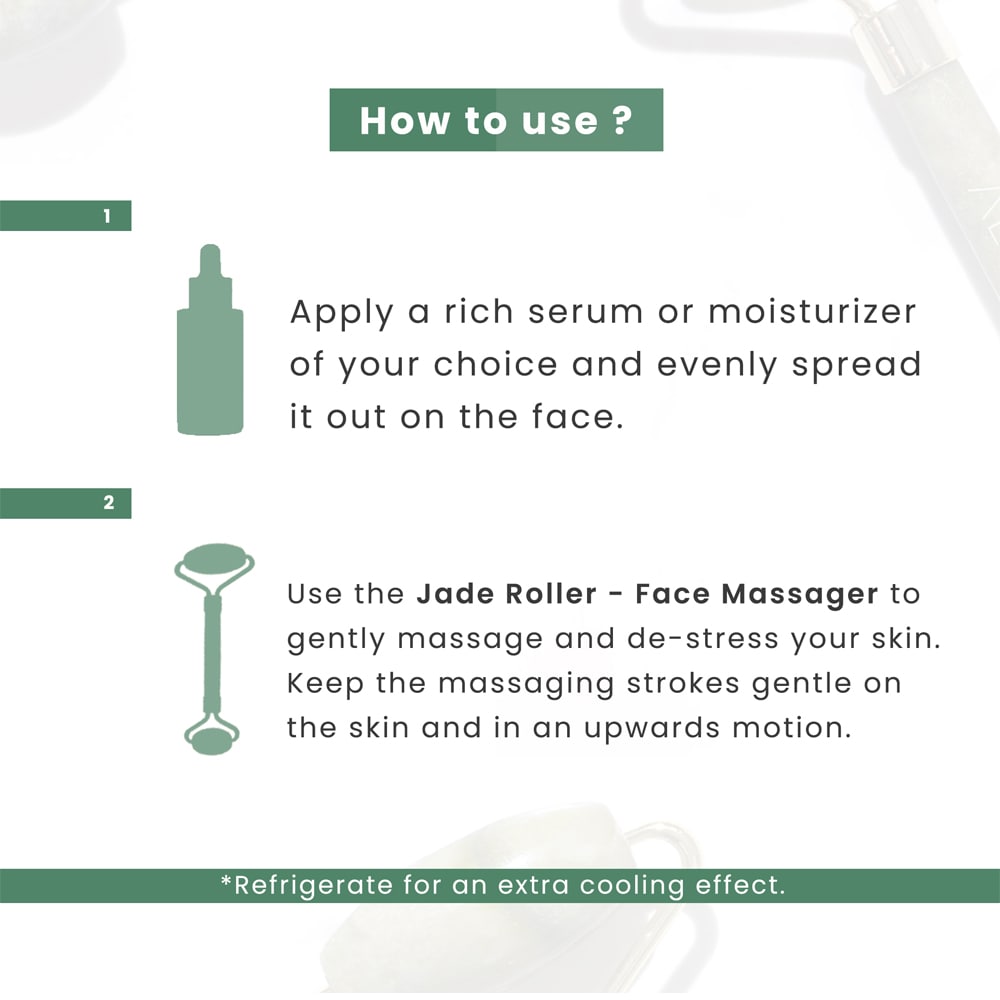 Allure Face Massage Roller - Jade Roller-4