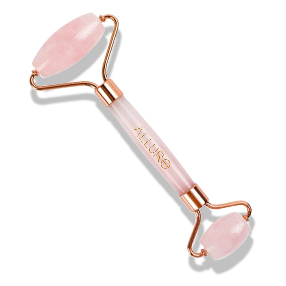 Allure Face Massage Roller - Rose Quartz Roller