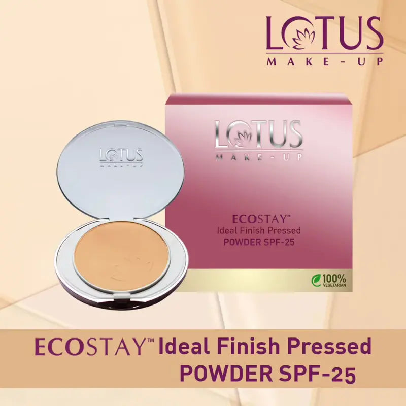 Lotus Ecostay Pressed Powder Almond-2