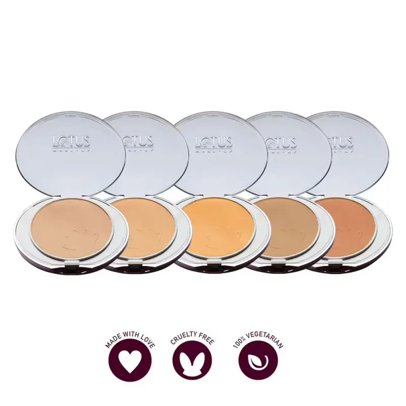 Lotus Ecostay Pressed Powder Almond-4