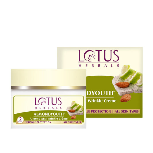 Lotus Herbals Almondyouth Almond Anti-Wrinkle Creme (50gm)