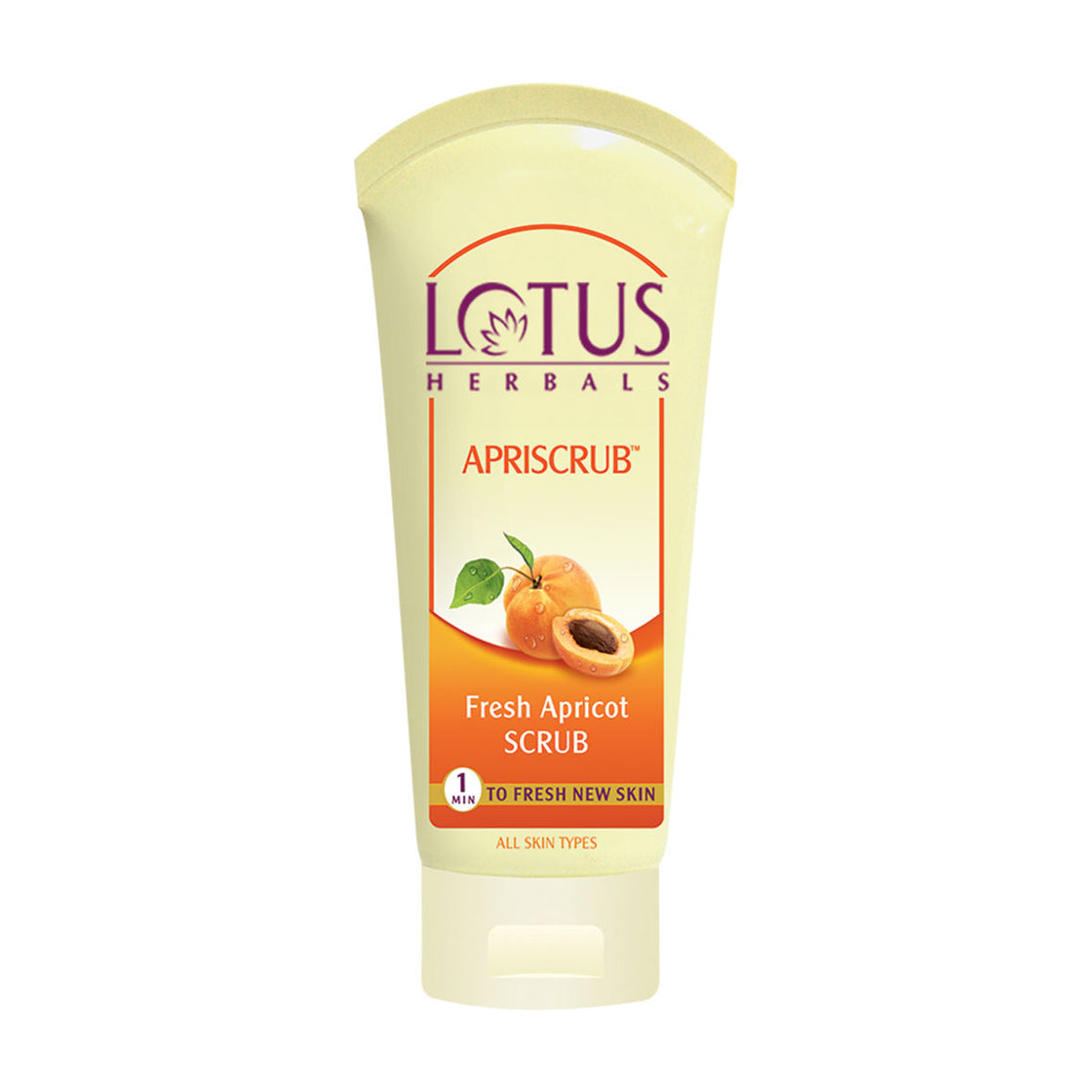 Lotus Herbals Apriscrub Fresh Apricot Scrub (60g)