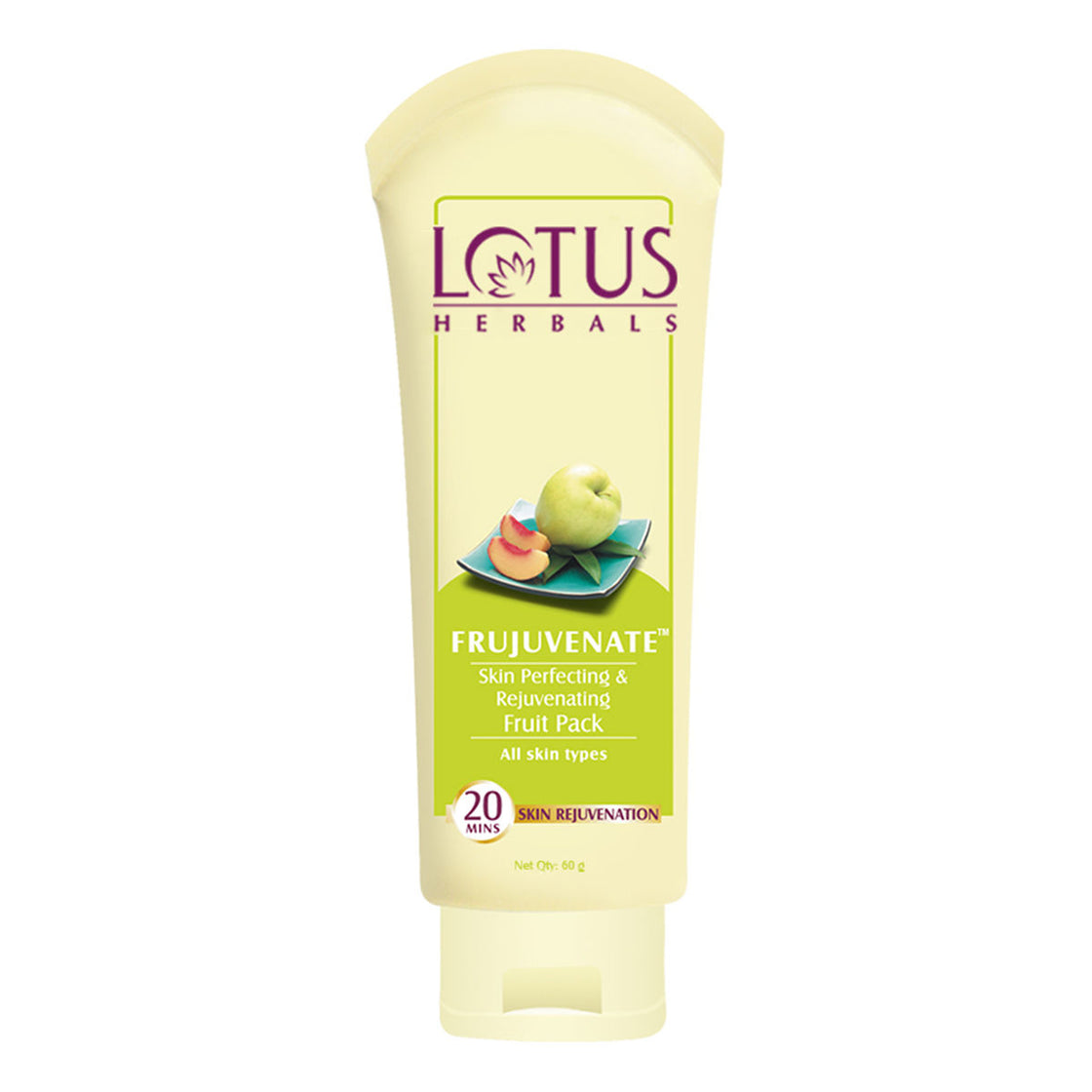 Lotus Herbals Frujuvenate Skin Perfecting & Rejuvenating Fruit Pack (60g)