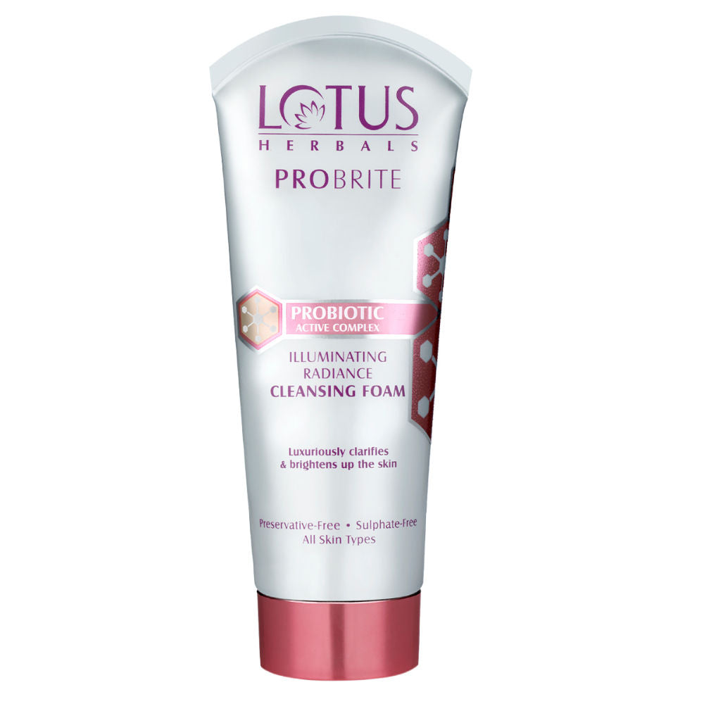Lotus Herbals Probrite Illuminating Radiance Cleansing Foam (100gm)