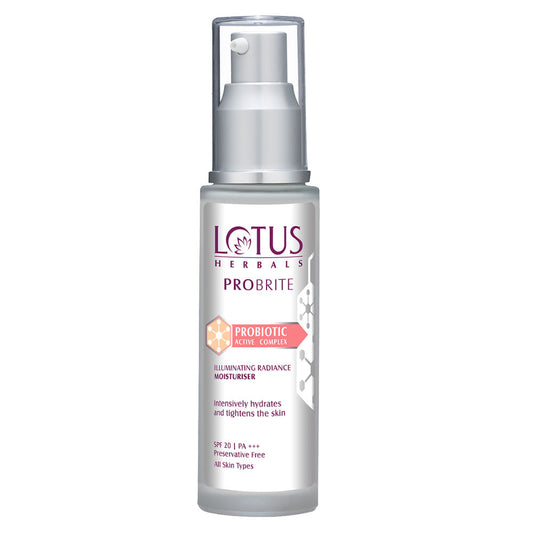 Lotus Herbals Probrite Illuminating Radiance Moisturiser SPF 20 PA+++ (50ml)