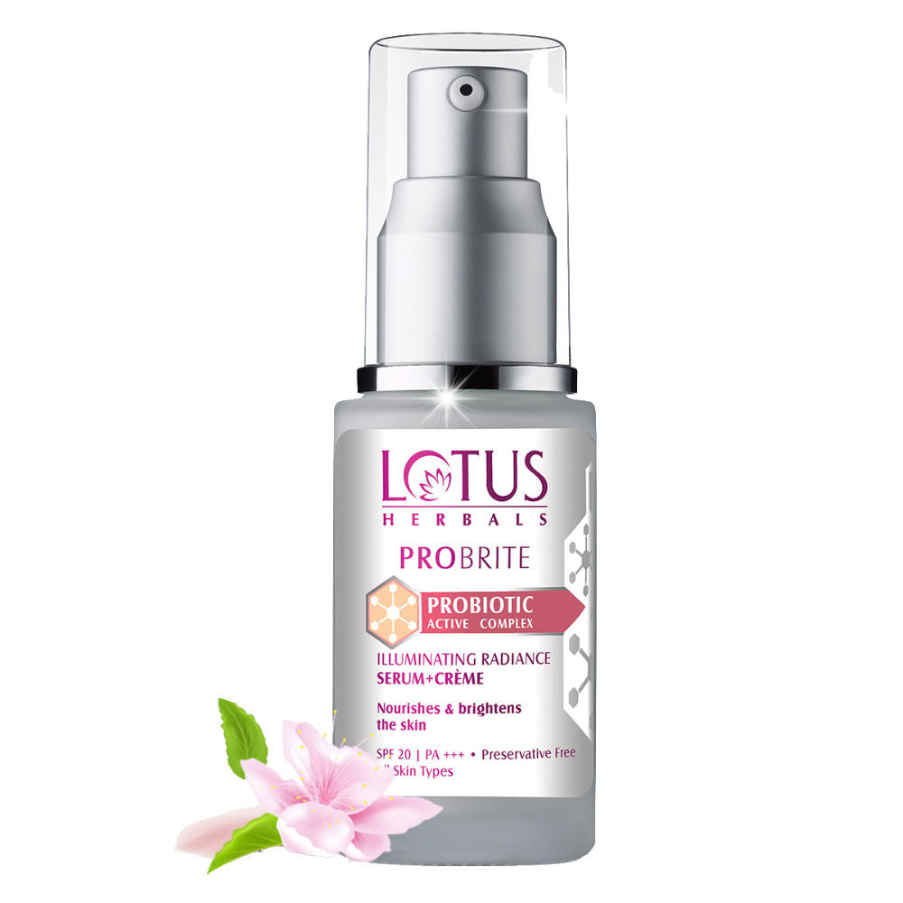 Lotus Herbals Probrite Illuminating Radiance Serum+Creme SPF 20 PA+++ (30ml)