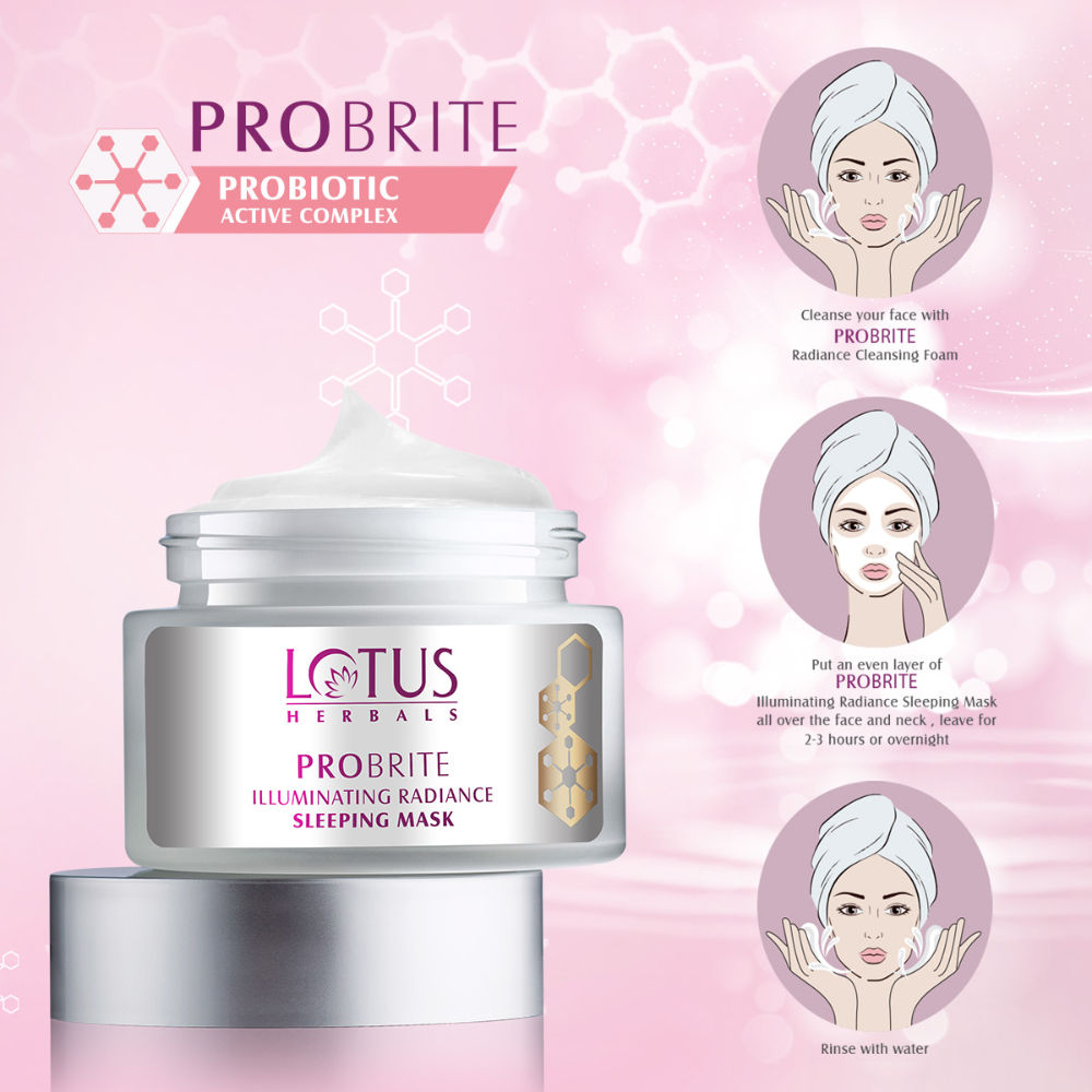 Lotus Herbals Probrite Illuminating Radiance Sleeping Mask (50gm)