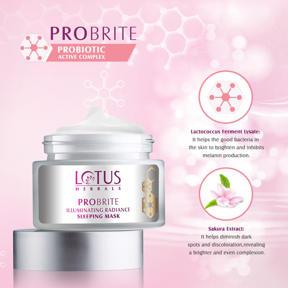 Lotus Herbals Probrite Illuminating Radiance Sleeping Mask (50gm)