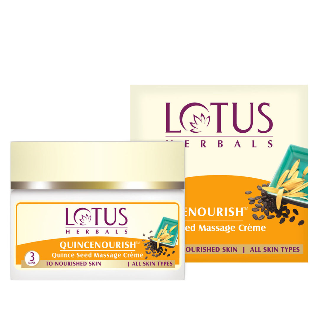 Lotus Herbals Quincenourish Quince Seed Massage Cream (50g)