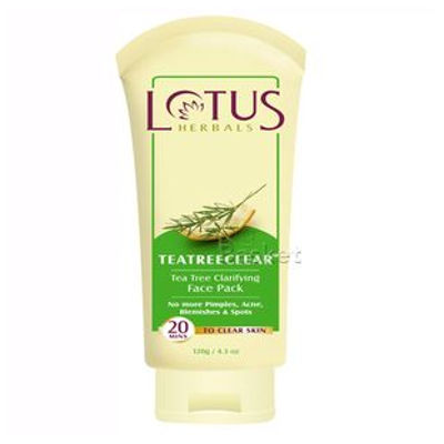 Lotus Herbals Tea Tree Clarifying Face Pack (120g)