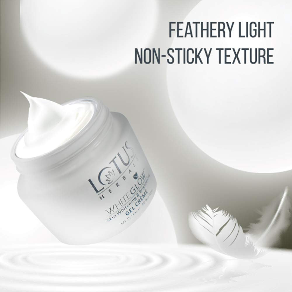 Lotus Herbals WhiteGlow Skin Whitening & Brightening Gel Creme SPF 25 PA+++ (40g)