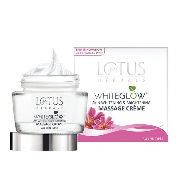 Lotus Herbals WhiteGlow Skin Whitening & Brightening Massage Cream (60gm)