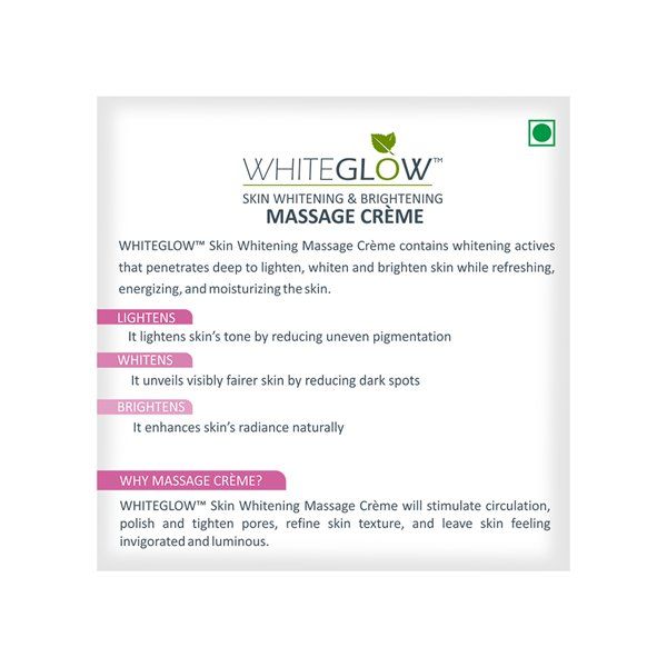 Lotus Herbals WhiteGlow Skin Whitening & Brightening Massage Cream (60gm)