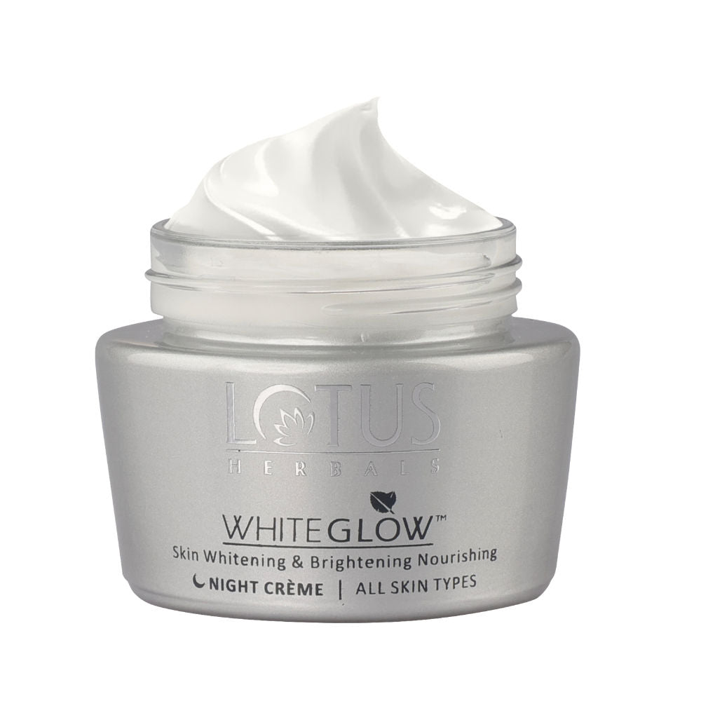 Lotus Herbals WhiteGlow Skin Whitening & Brightening Nourishing Night Creme (60gm)