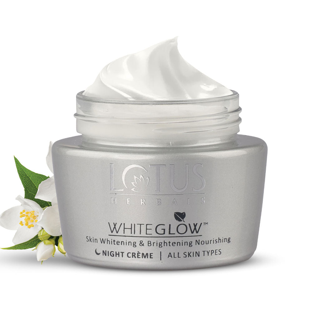 Lotus Herbals Whiteglow Skin Whitening & Brightening Nourishing Night Cream (40 g)