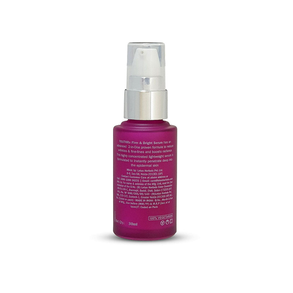 Lotus Herbals YouthRx Firm & Bright Serum (30ml)