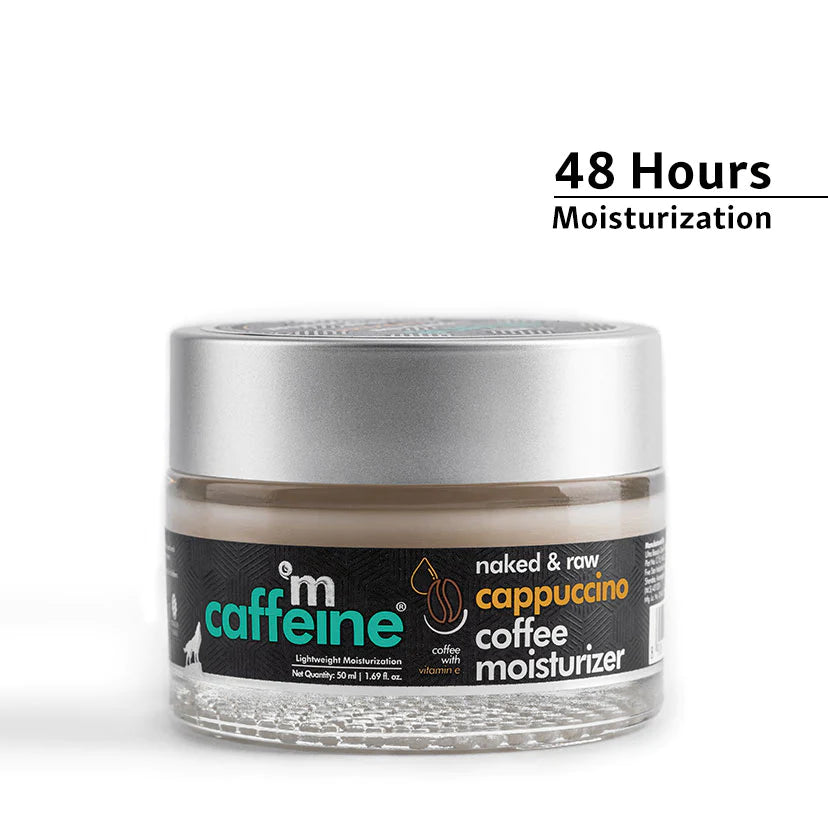 Mcaffeine Lightweight Cappuccino Coffee Face Moisturizer With Vitamin E & Almond Milk For All Skin Type 50 Ml