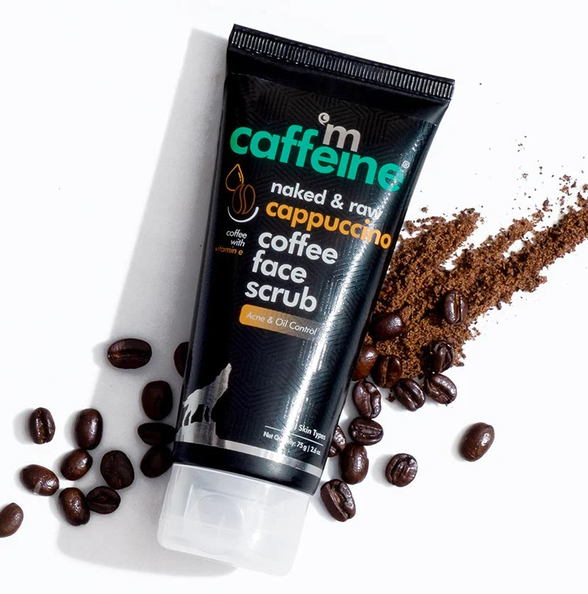 Mcaffeine Mild Exfoliating Anti Acne Cappuccino Face Scrub With Coffee & Vitamin E For Oil Control-4