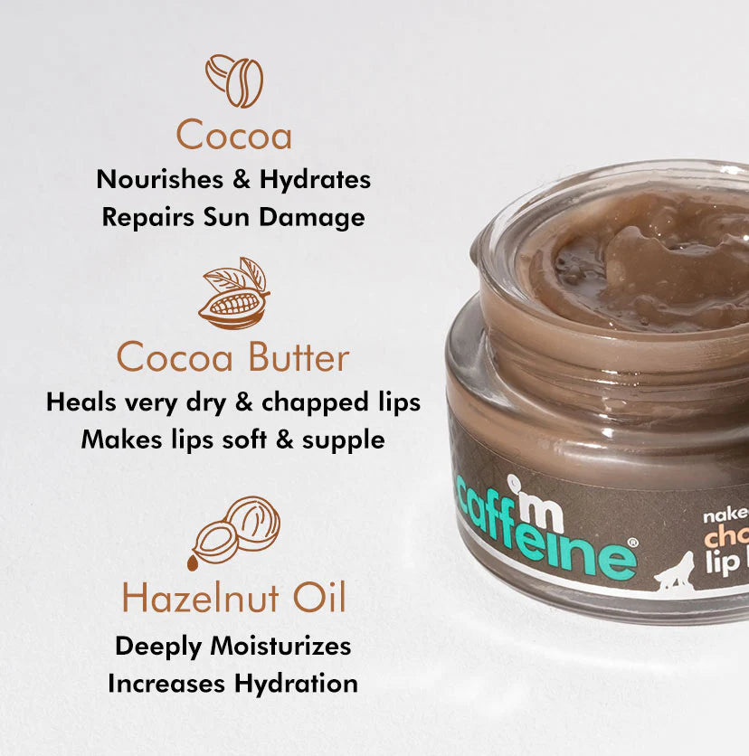 Mcaffeine Deep Moisturizing Choco Lip Balm For Dry & Chapped Lips - 24 Hrs Moisturization With Cocoa Butter 12 Grams-4