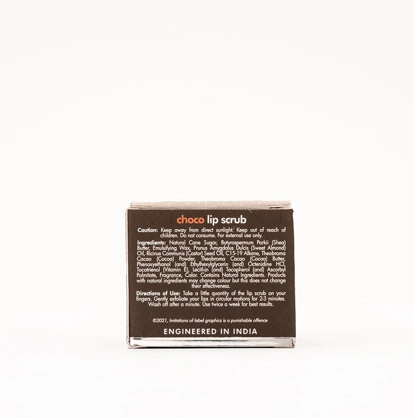 Mcaffeine Gently Exfoliating Choco Lip Scrub For Chapped & Sensitive Lips - Natural, Vegan & Beeswax Free 12 Grams-6