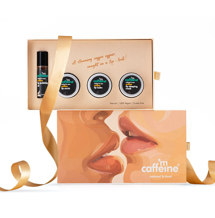 Mcaffeine Coffee Addiction Lip Gift Kit - A Stunning Coffee Affair 46 Grams