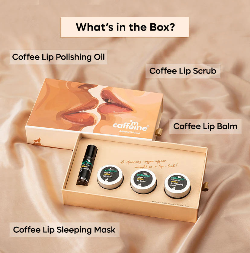 Mcaffeine Coffee Addiction Lip Gift Kit - A Stunning Coffee Affair 46 Grams-2