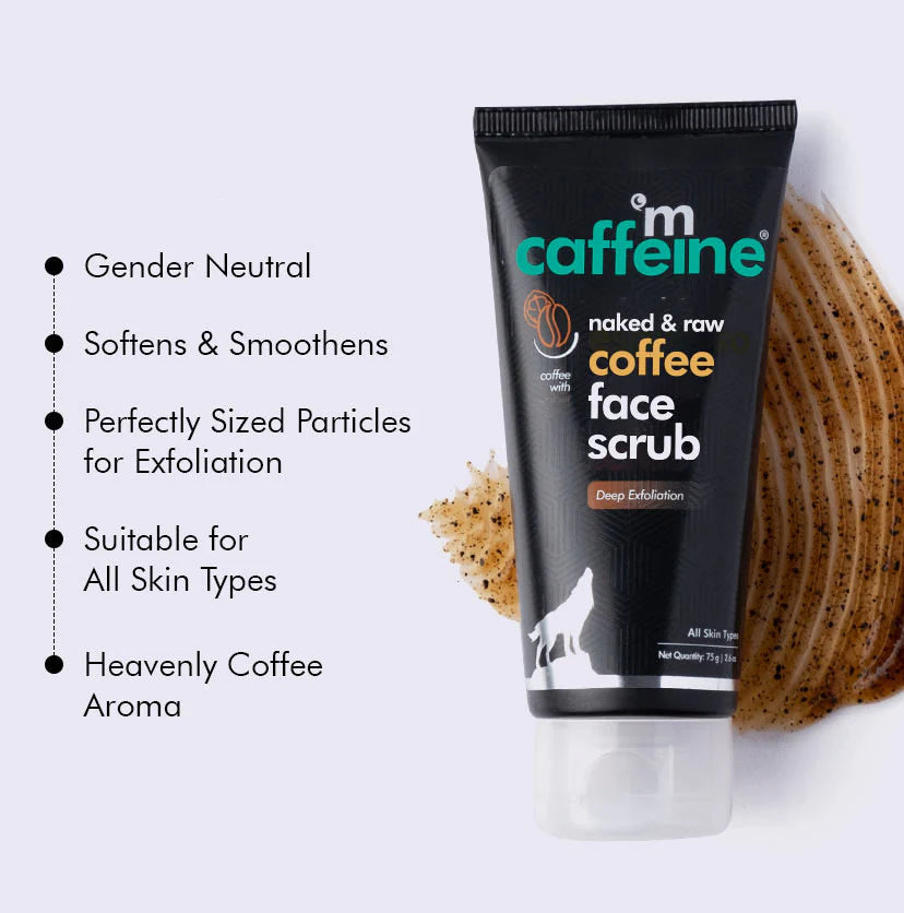 Mcaffeine Exfoliating Coffee Face Scrub With Walnut & Vitamin E For Tan, Blackheads & Dirt Removal 100 Gram-2